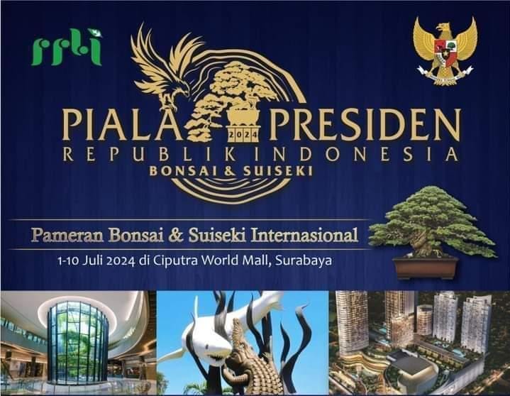 Surabaya Tuan Rumah Pameran Bonsai dan Suiseki Internasional Terbesar